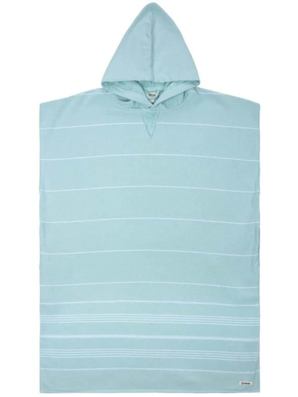 Sand Cloud Classic Stripe Hooded Poncho - Seaglass